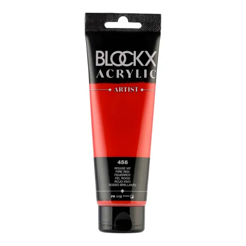 BLOCKX АКРИЛНА БОЯ BRIGHT RED 120ML 60456BXC