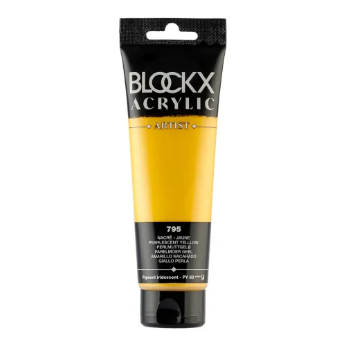 BLOCKX АКРИЛНА БОЯ PEARLESCENT YELLOW 120ML 60795BXC