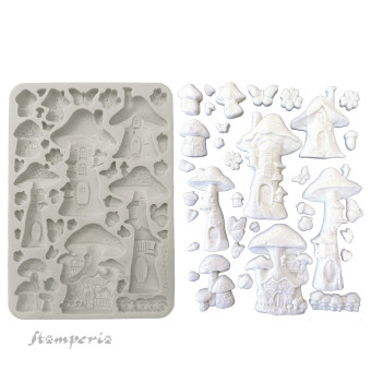 STAMPERIA HIDDEN GROVE SILICONE MOLD KACMA574