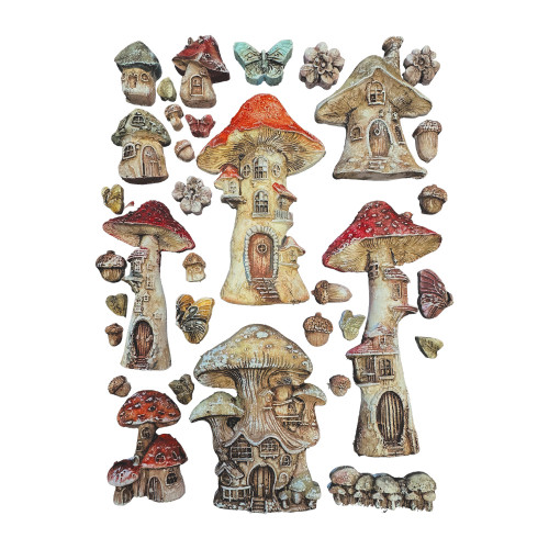 STAMPERIA HIDDEN GROVE SILICONE MOLD KACMA574
