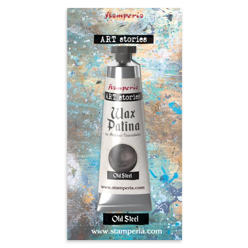 STAMPERIA WAX PATINA 40 ML - OLD STEEL KECW01
