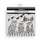 STAMPERIA THE OWL'S HOUSE - ШАБЛОН 18 Х 18 СМ - KSTDQ125