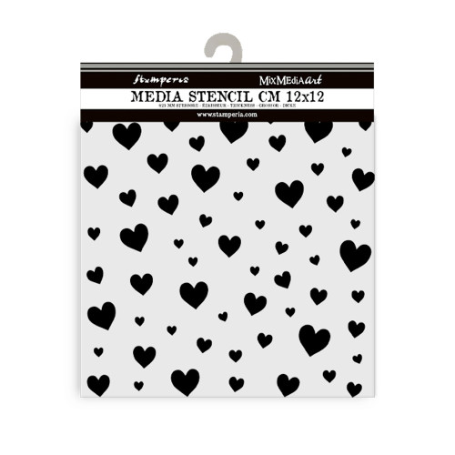 STAMPERIA TIMELESS TEMPLATE 12 X 12 CM-KSTDS-42