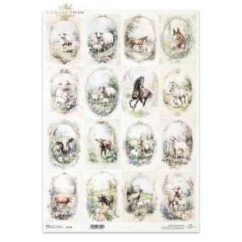 ITD COLLECTION ДЕКУПАЖНА ОРИЗОВА ХАРТИЯ А3 - R1414L