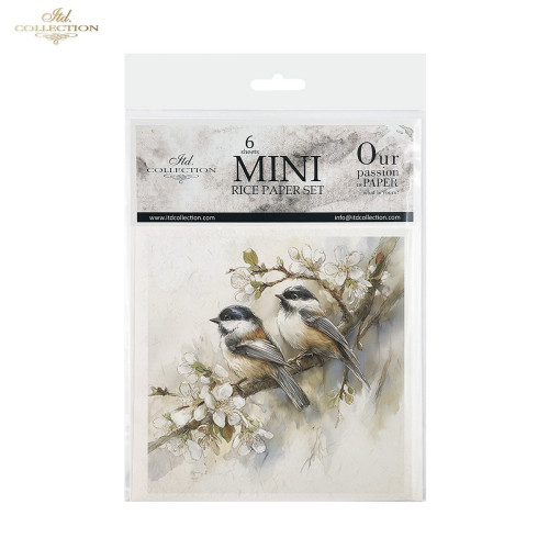 ITD COLLECTION MINI RICE PAPER К-КТ 6БР 14.8X14.8CM - RSM243
