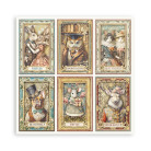 STAMPERIA ALTEREGO BLOCK PAPER 20.3/20.3 CM - SBBS115