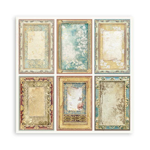 STAMPERIA ALTEREGO BLOCK PAPER 20.3/20.3 CM - SBBS115