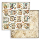STAMPERIA ALTEREGO BLOCK PAPER 20.3/20.3 CM - SBBS115
