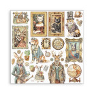 STAMPERIA ALTEREGO BLOCK PAPER 20.3/20.3 CM - SBBS115