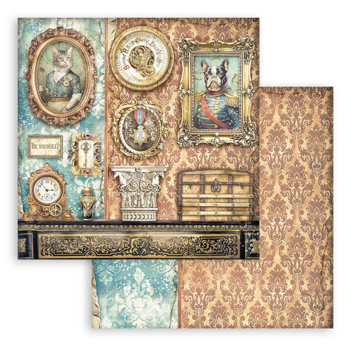 STAMPERIA ALTEREGO BLOCK PAPER 20.3/20.3 CM - SBBS115
