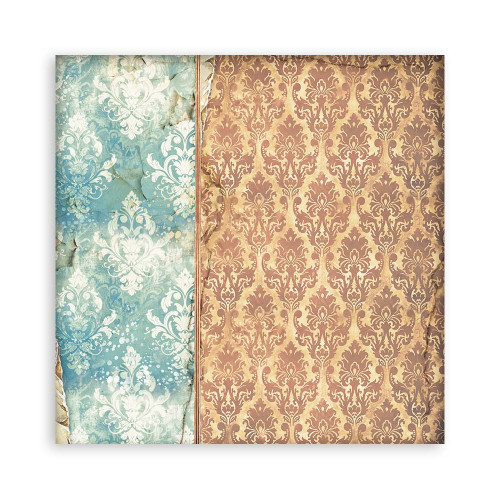 STAMPERIA ALTEREGO BLOCK PAPER 20.3/20.3 CM - SBBS115