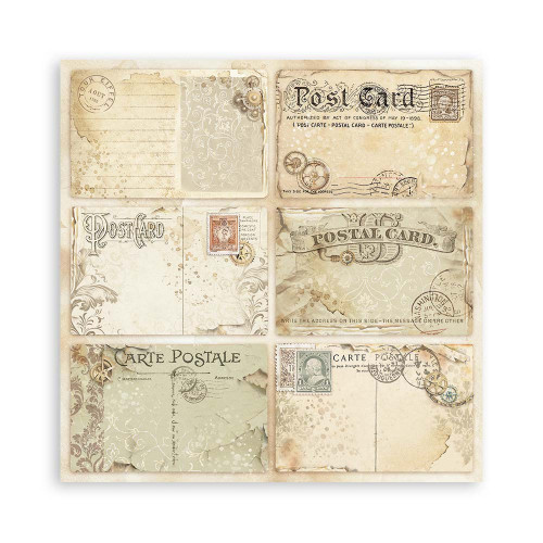 STAMPERIA ALTEREGO BLOCK PAPER 20.3/20.3 CM - SBBS115