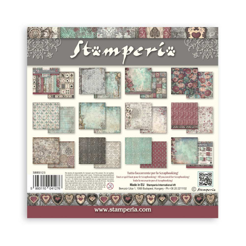 STAMPERIA MASTER OF MAGIC BLOCK PAPER 20.3/20.3 CM-SBBS123
