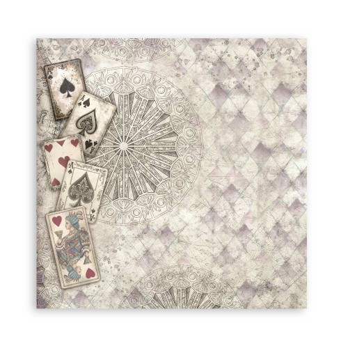 STAMPERIA MASTER OF MAGIC BLOCK PAPER 20.3/20.3 CM-SBBS123