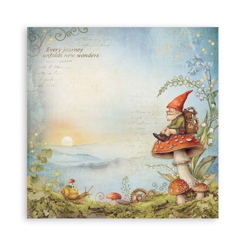 STAMPERIA HIDDEN GROVE BLOCK 20.3/20.3 CM - SBBSXB10