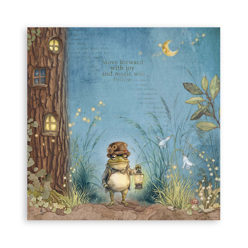STAMPERIA HIDDEN GROVE BLOCK 20.3/20.3 CM - SBBSXB10