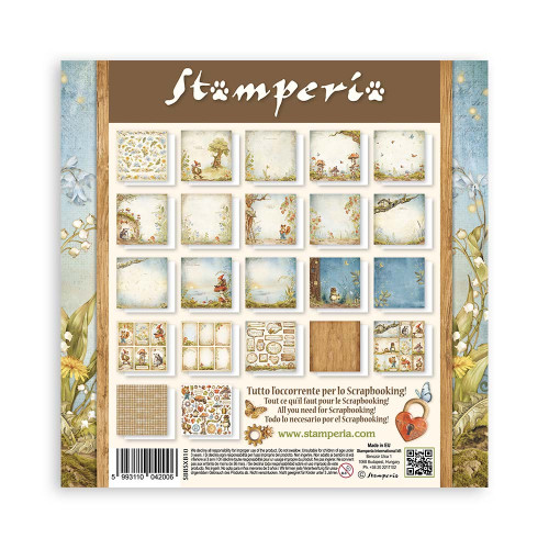 STAMPERIA HIDDEN GROVE BLOCK 20.3/20.3 CM - SBBSXB10