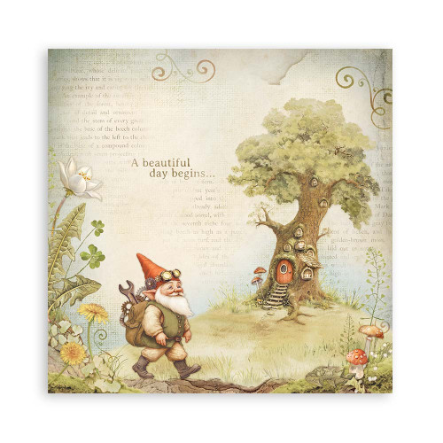 STAMPERIA HIDDEN GROVE BLOCK 20.3/20.3 CM - SBBSXB10