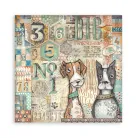 STAMPERIA FURRY FRIENDS BLOCK 30.5/30.5 CM -SBBXLB30
