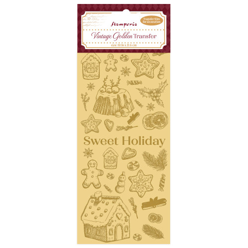 STAMPERIA GOLD TRANSFER FOIL 10.16X21.6 CM - DFLRGT04