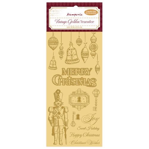 STAMPERIA GOLD TRANSFER FOIL 10.16X21.6 CM - DFLRGT06