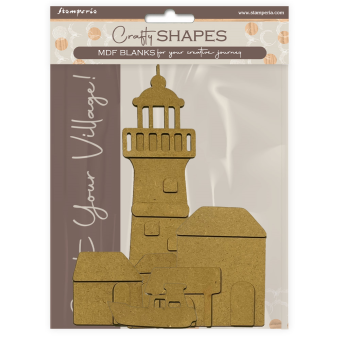 STAMPERIA SILENT SEA МДФ ЕЛЕМЕНТИ LIGHTHOUSE - KLSM49