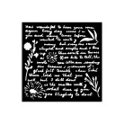 STAMPERIA WRITINGS PATTERN ШАБЛОН 12 Х 12 СМ - KSTDS-20