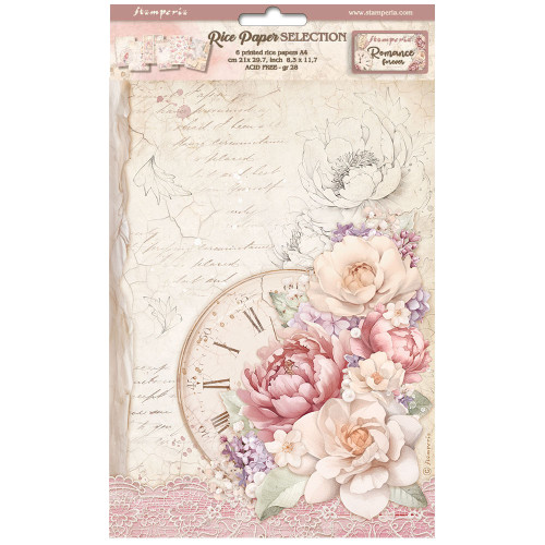 STAMPERIA ROMANCE ROREVER ХАРТИЯ 6БР. А4 DFSA4XRM
