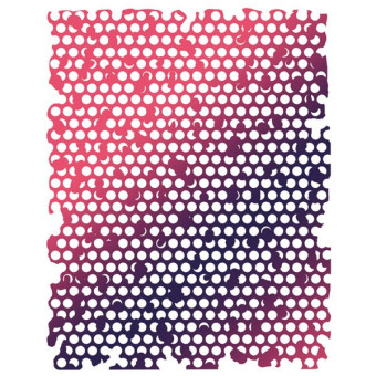 STAMPERIA MEDIA STENCIL - TEMPLATE 20 X 25 CM - KSTD008