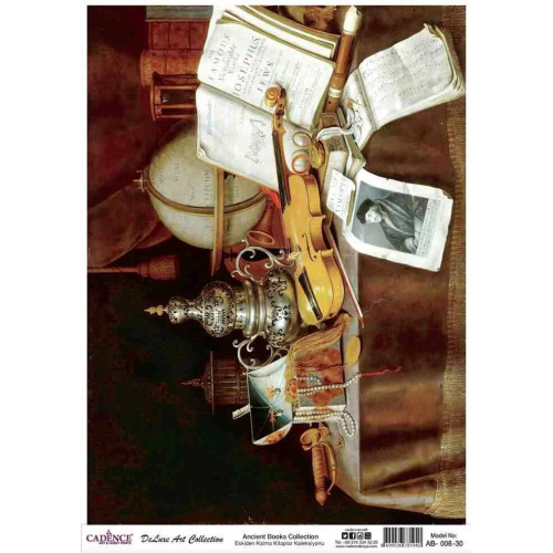 CADENCE ДЕКУПАЖНА ОРИЗОВА ХАРТИЯ A3 - AB-008-30