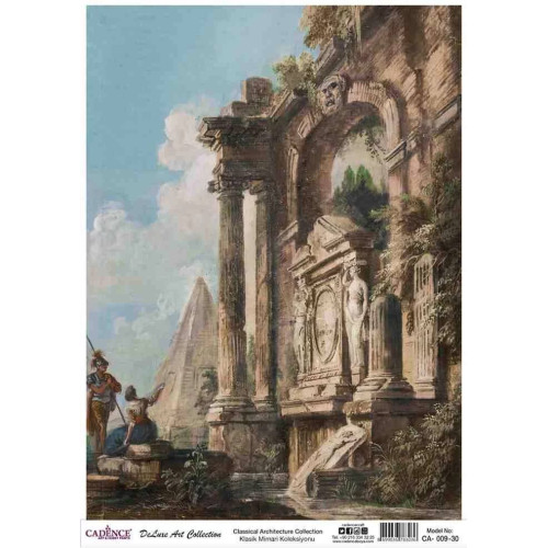 CADENCE DECOUPAGE RICE PAPER A3 - CA-009-30