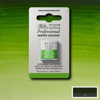 W&N АКВАРЕЛНА БОЯ PROFESSIONAL H/PAN - SAP GREEN