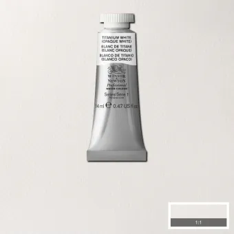 W&N АКВАРЕЛНА БОЯ PROFESSIONAL 14 МЛ. - TITANIUM WHITE