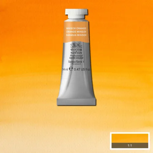 W&N АКВАРЕЛНА БОЯ PROFESSIONAL 14 МЛ. - WINSOR ORANGE