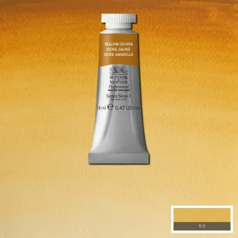 W&N АКВАРЕЛНА БОЯ PROFESSIONAL 14 МЛ - YELLOW OCHRE