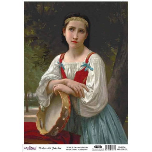 CADENCE ДЕКУПАЖНА ОРИЗОВА ХАРТИЯ A3 - MD-028-30