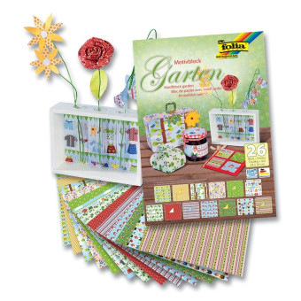 FOLIA BLOCK WITH DECORATION MOTIFS FOR GARDEN 24/34 CM 26 L.