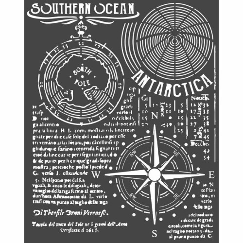 STAMPERIA MEDIA STENCIL - ШАБЛОН 20 Х 25 СМ - KSTD055