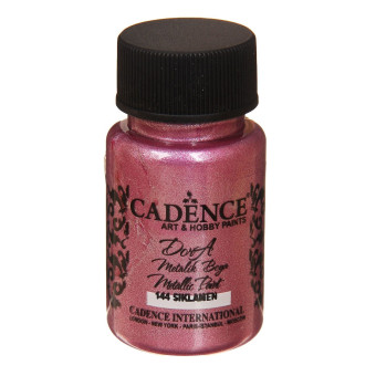 CADENCE ACRYLIC PAINT METALLIC DORA 50 ML. - CYCLAMEN 144