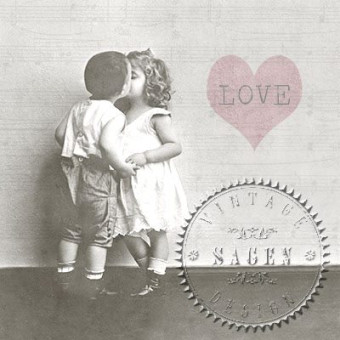 SAGEN VINTAGE NAPKINS FOR DECOUPAGE 33/33 CM - 80047