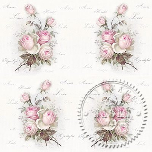 SAGEN VINTAGE NAPKINS FOR DECOUPAGE 33/33 CM - 80049