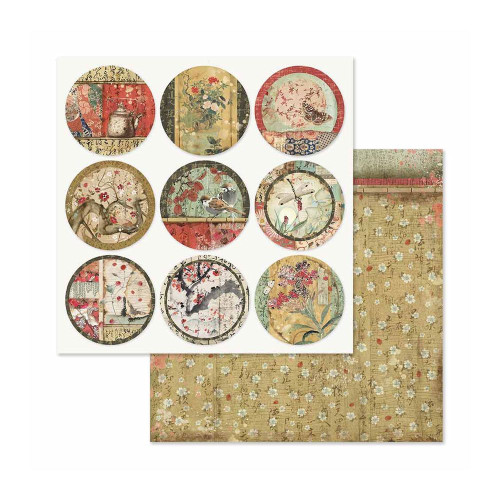 STAMPERIA BLOCK DESIGNER PAPER 20.3/20.3 CM - SBBS09