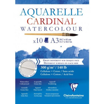 CLAIREFONTAINE СКИЦНИК CARDINAL COLD PRESSED A3 300ГР. 10Л