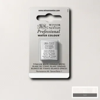W&N АКВАРЕЛНА БОЯ PROFESSIONAL H/PAN - TITANIUM WHITE