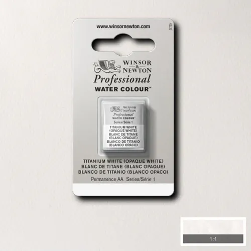W&N АКВАРЕЛНА БОЯ PROFESSIONAL H/PAN - TITANIUM WHITE