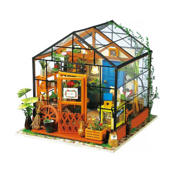 ROBOTIME 3D ДЪРВЕН ПЪЗЕЛ CATHY'S FLOWER HOUSE DG104