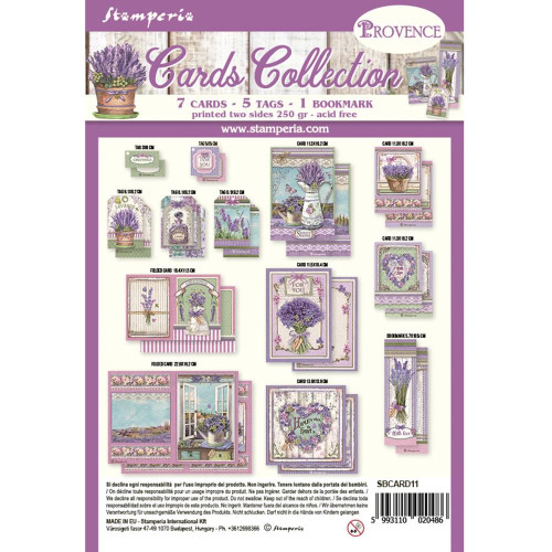 STAMPERIA CARDS COLLECTION - SBCARD11