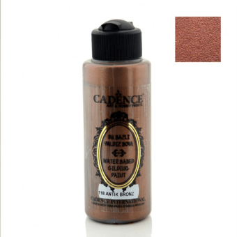 CADENCE ACRYLIC GOLD PAINT 120 ML - A. BRONZE 118