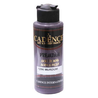 CADENCE ACRYLIC PAINT PREMIUM 120 ML. - PLUM 1296