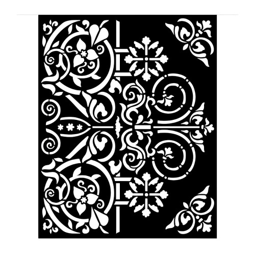 STAMPERIA MEDIA STENCIL - TEMPLATE 20 X 25 CM - KSTD130